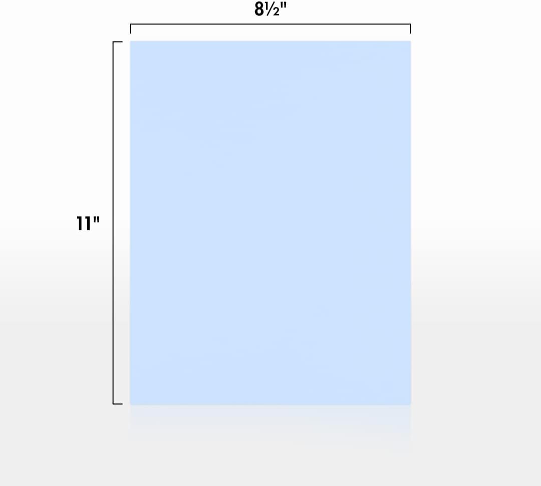 LUXPaper 8.5" x 11" Paper | Letter Size | White | 80lb. Text | 100% Recycled | 50 Qty