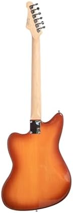 IYV IJG-200 TSB Strat Solid-Body Electric Guitar, Tobacco Sunburst
