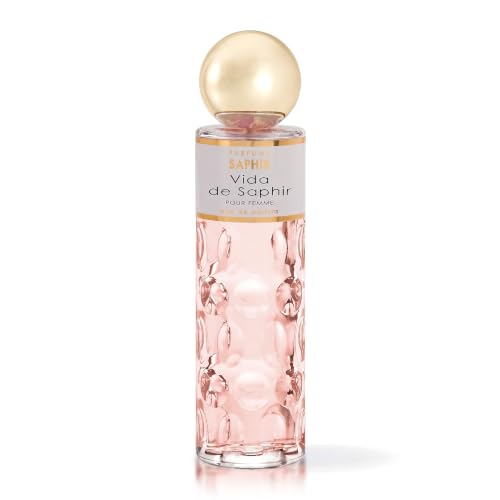 PARFUMS SAPHIR Vida Eau de Parfum, Spray Vanilla Perfume for Women 200ml | Sweet Floral Gourmand, Blackcurrant Pear Jasmine Praline & Vanilla