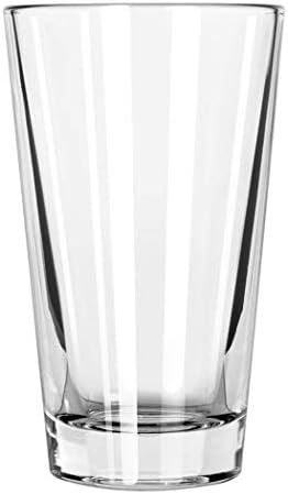 Libbey Pint Glass with DuraTuff Rim (1639HT), 16oz - Set of 4