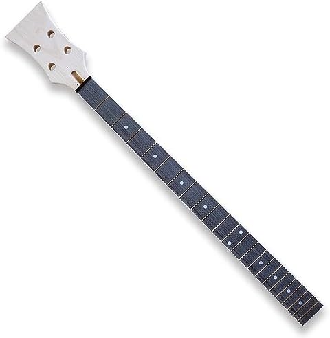 DIY Electric Violin Bass Guitar Kits SVL Style Electric Bass Guitar Kits Basswood Body Maple neck