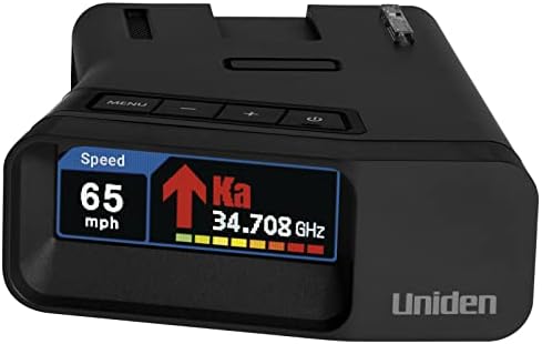 Uniden R7 Extreme Long-Range Laser-Radar Detector, Built-in GPS w/ Real-Time Alerts, Dual-Antennas Front & Rear w/Directional Arrows, Voice Alerts