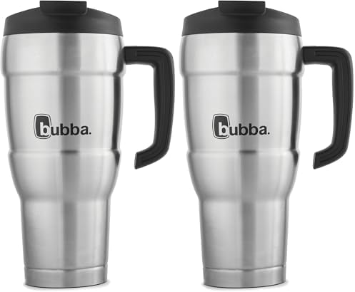 Bubba HERO Vacuum-Insulated Stainless Steel Travel Mug with Handle, 18 oz, Gunmetal