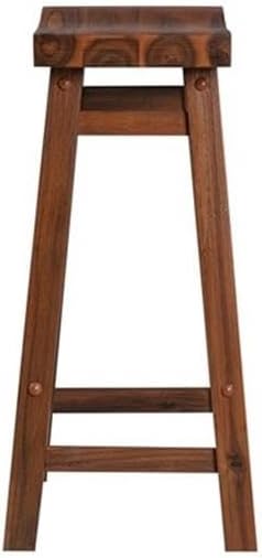 Boraam Sonoma Saddle Stool, Chestnut