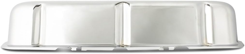 Performance Valve Cover Set | Tall Valve Cover for 289/302/351W Engines | With Oil Fill & Breather Grommet | With Baffle | Chrome Steel | Racing