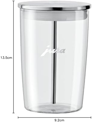 Jura 72570 Glass Milk Container, 9.2 x 9.2 x 13.5 cm