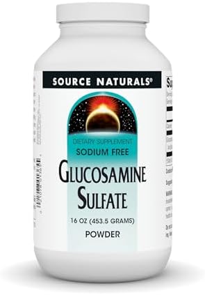 Source Naturals Glucosamine Sulfate, 8 oz Powder | Sodium-Free Powder For Joint Support*