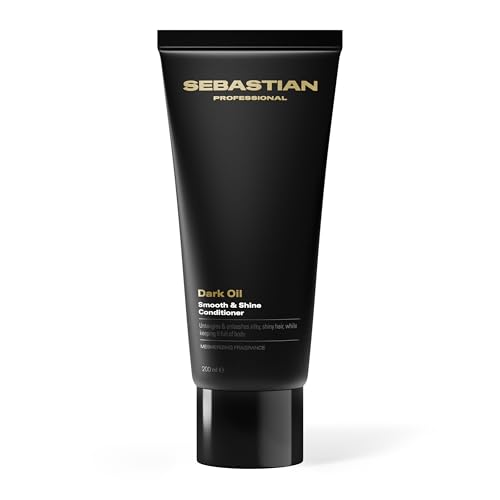 Sebastian Professional Dark Oil Lightweight Conditioner | Infused with Jojoba & Argan Oil | Smoothes and detangles hair.