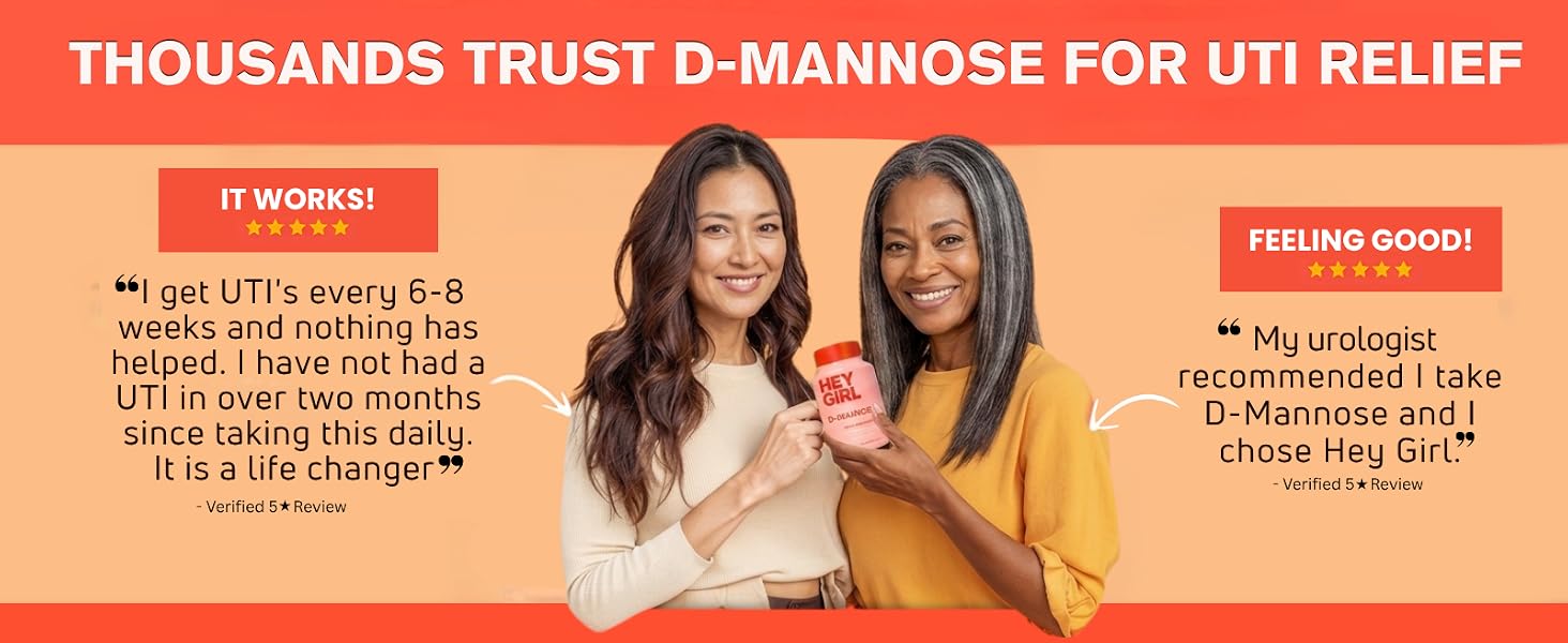 Thousands trust dmannose for uti relief