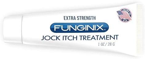 FUNGINIX Jock Itch Treatment - Relieves Itching, Burning, Scaling, and Chafing, Natural Anti Itch Treatment with Tolnaftate