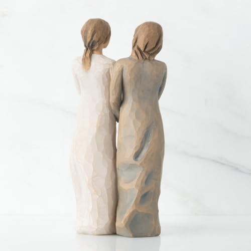 Willow Tree We are Three, Sculpted Hand-Painted Figure, Darker Skin | Cast from a Susan Lordi Original Carving, Celebrates Close Bonds, Meaningful Relationships, Thoughtful Keepsake Gift Idea