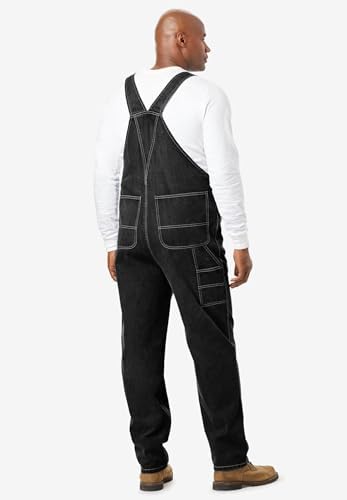 by KingSize Men's Big & Tall Denim Overalls