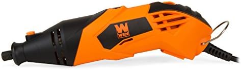 WEN 23114 1.4-Amp High-Powered Variable Speed Rotary Tool with Cutting Guide, LED Collar, 100+ Accessories, Carrying Case and Flex Shaft