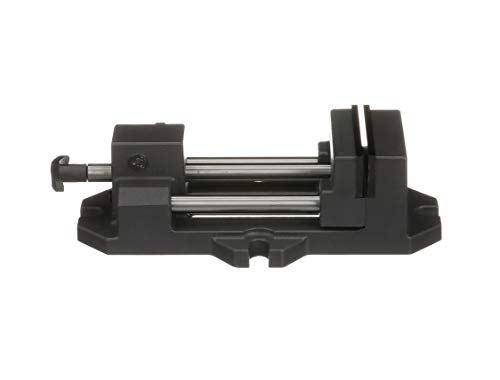 HHIP 3900-0183 Pro-Series High Grade Iron Quick Slide Drill Press Vise, 3" Width x 1.25" Depth Jaw, 3.5" Jaw Opening (Pack of 1), Silver