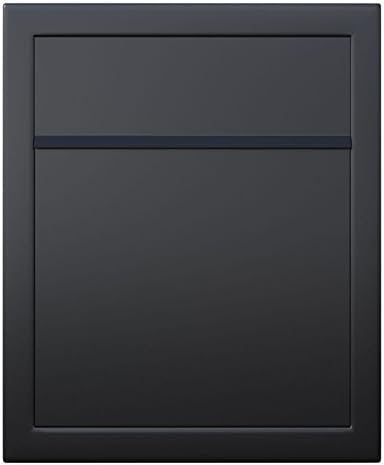 Base by Bravios - Contemporary Designer Mailbox in Powder-Coated Black