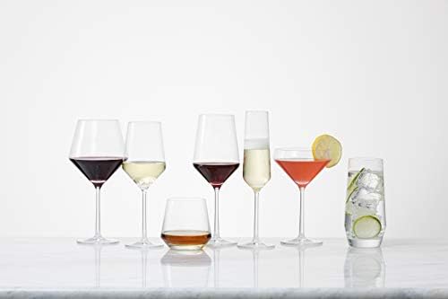 ZWIESEL GLAS Pure Burgundy Red Wine Glass (Set of 6), Graceful Burgundy Glasses for Red Wine, Dishwasher-Safe Tritan Crystal Glasses