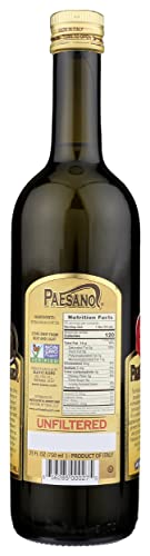 Paesanol Extra Virgin Olive Oil, Unfiltered, 33.8 Fl Oz (1L) | High Polyphenol, Premium First Cold Pressed, Hand Picked, Early Harvest in Sicily, Award Winning Italian EVOO