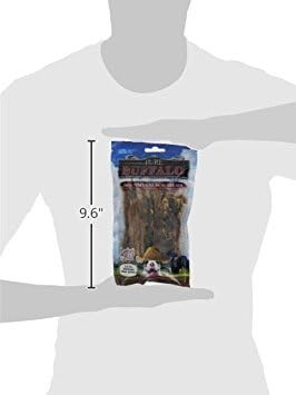 Loving Pets Pure Buffalo Lung Steaks – Natural Single Ingredient Buffalo Dog Treats – High Protein Chewy Dog Snacks for Everyday Reward –