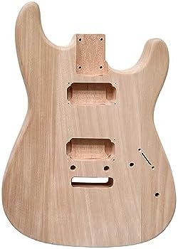 DBL DIY Electric Guitar Kit,Right Handed with Mahogany Body,H-H pickup