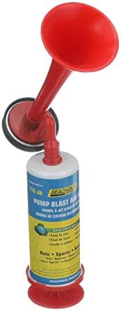 Seachoice Reusable Eco-Friendly Pump Blast Air Horn 110 dB for Boating, Auto and Sports