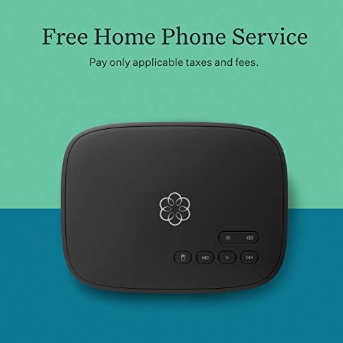Ooma Telo VoIP with 3 HD3 Handsets Complete Home Phone System for Unlimited Nationwide Calling, Mobile App Access