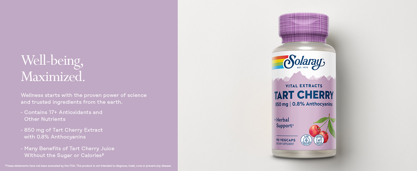 Tart Cherry Fruit Extract 850mg