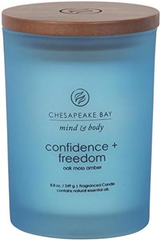 Chesapeake Bay Balance + Harmony Scented Candle Water Lily Pear Fragrance 50 Hours Burn Time Warm & Decorative Soy Wax Blend