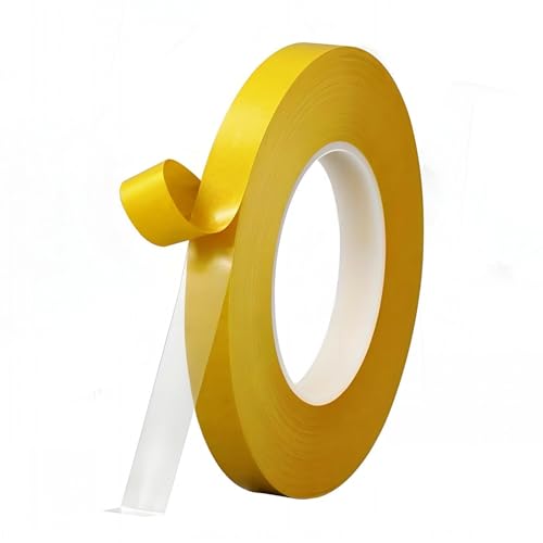 Ultra-Thin Clear Double Sided Tape Heavy Duty 2-Inch x 50 Feet Two Sides Strong Stick Mounting Adhesive Tape for Arts & Crafts, Fix Carpet