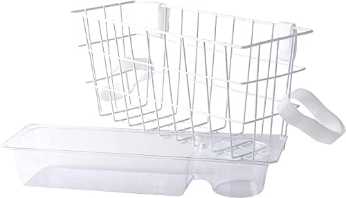 HealthSmart Durable Walker Accessories Basket For Walker | No Tools Needed | Secure Cup Holder & Tray | Walker Accessories Bag - Easy Installation