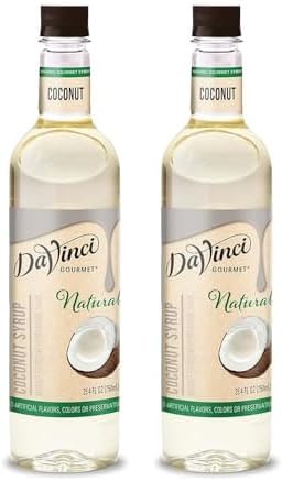 DaVinci Gourmet Naturals Coconut Syrup, 25.4 Fluid Ounces (Pack of 1)
