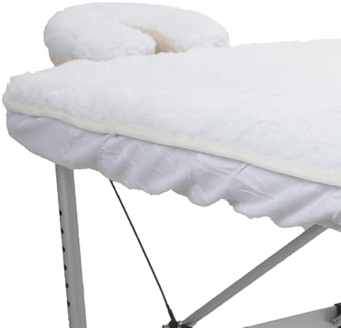 ForPro Fleece Massage Pad Set, 31Wx72L in, Hypoallergenic | for Massage Table Face Cradles, Face Rest Covers, Headrest Covers, Spa Cradle Covers, Salon & Spa Essentials