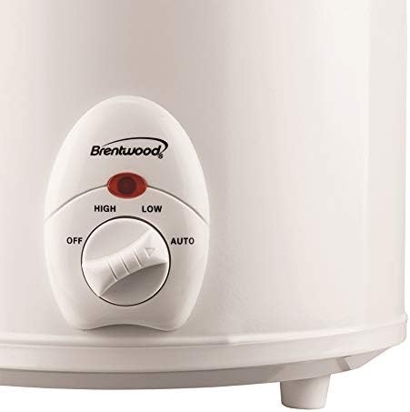 Brentwood SC-135W Appliances 3 quart Slow Cooker, White