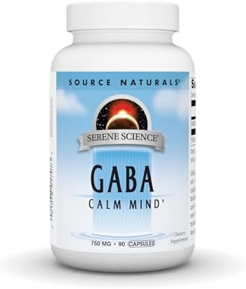 Source Naturals Serene Science GABA, for a Calm Mind, 750mg - 45 Capsules