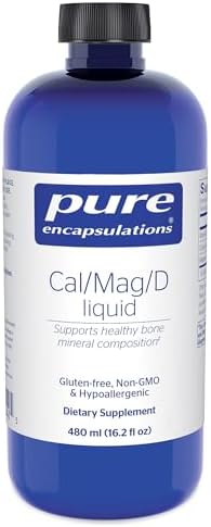Pure Encapsulations Cal/Mag/D Liquid | Calcium, Magnesium and Vitamin D in a Convenient Liquid Form | 16.2 fl. oz. | Calcium