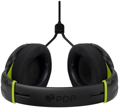 PDP Gaming AIRLITE Xbox Headset with Noise-Cancelling Microphone, Licensed Microsoft Series X|S, Xbox One Accessories, PC/Windows 10/11, Lightweight Wired Power Stereo headphones - Black