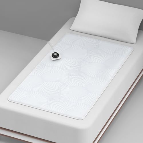Heated Mattress Pad King, 3D Air Fabric, Preheat & Memory for Cold Winter