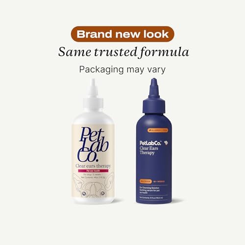 PetLab Co. Clear Ears Therapy Dog Ear Cleaner, 4 fl oz