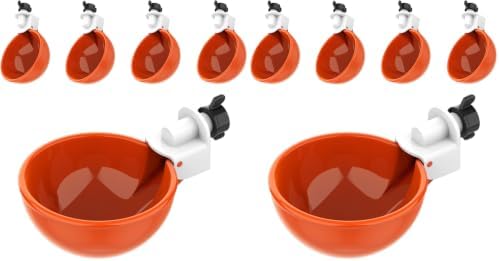 Lil'Clucker Large Automatic Chicken Waterer Cups | Chicken Water Feeder Suitable for Chicks, Duck, Goose