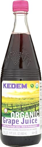 KEDEM FOOD Organic Grape Juice, 22 FZ