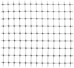 Tenax Deer Netting - Heavy Duty, 7ft Netting for Gardens - 7 Ft x 100 Ft - Black Polypropylene