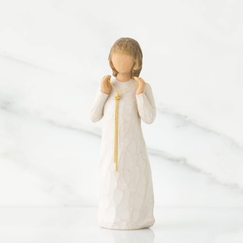 Willow Tree Lavender Grace, Sculpted Hand-Painted Figure | Cast from a Susan Lordi Original Carving, Thoughtful Keepsake Gift for Loved Ones, Celebrations and Moments of Comfort