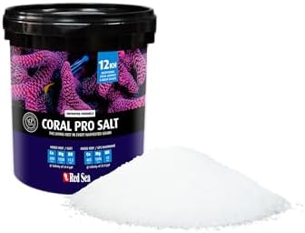 Red Sea Coral Pro Reef Salt Mix Small Bucket - Makes 55 Gallons Complete Marine Saltwater Aquarium Advanced Formula Optimal Coral Health & Stability
