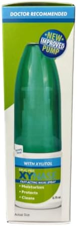 3 Pack Xynase Natural Saline Nasal Spray with Xylitol - Relieves Nasal Congestion, Dry Nose, Allergy Symptoms, Sinus Pressure (0.75 fl oz Each)