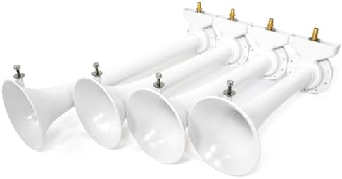 HornBlasters Shocker XL Train Horns Only - US Made Horns - 147.7 Actual dB