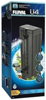Fluval U4 Underwater Filter, Freshwater and Saltwater Aquarium Filter, A480,Black