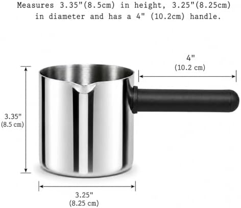 Mian 4 Cup Universal Stainless Steel Espresso Coffee Replacement Carafe Compatible with Krups, Mr. Coffee, DeLonghi, Breville, Hamilton Beach