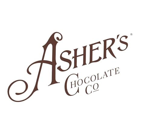 Asher's Chocolates, Gourmet Chocolate Covered Almond Bark, Sweet and Salty Candy with Almonds, Small Batches of Kosher Chocolate, Family Owned Since 1892 (1 Pound, Dark Chocolate)