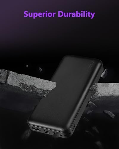 Miady 2-Pack Portable Charger 22.5W Power Bank 20000mAh Travel Battery Pack
