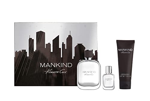 Kenneth Cole Mankind Eau de Toilette Spray Cologne for Men, Aromatic Woody Fragrance, Notes of Cardamom, Cedarwood, Sandalwood, Oak Moss, Modern + Masculine Scent