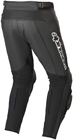 Alpinestars Track V2 Leather Men's Street Motorcycle Pants - Black / 46